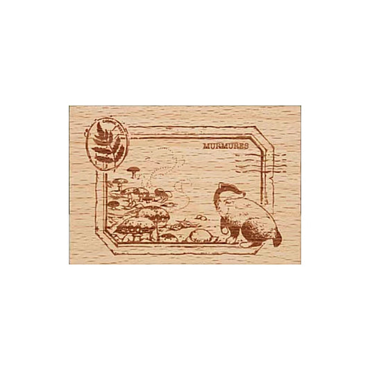 Badger Postcard Stamp