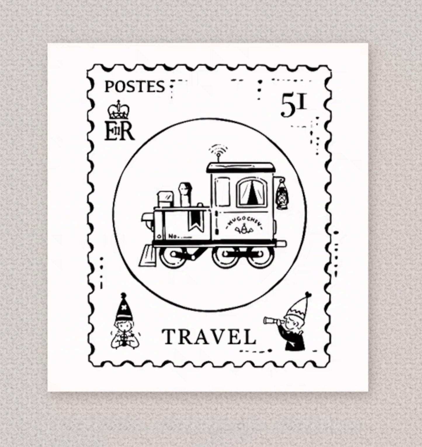 Train Ticket Stamp