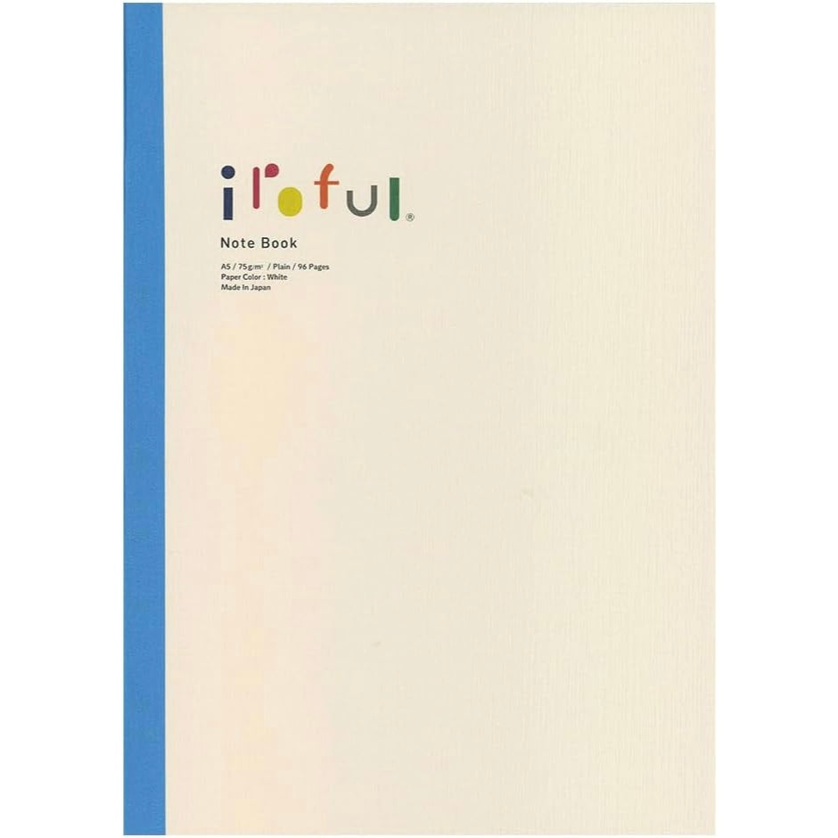 Iroful A5 Notebook - Plain 96 Pages