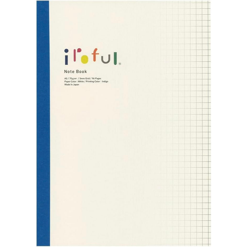 Iroful A5 Notebook - Grid 96 Pages