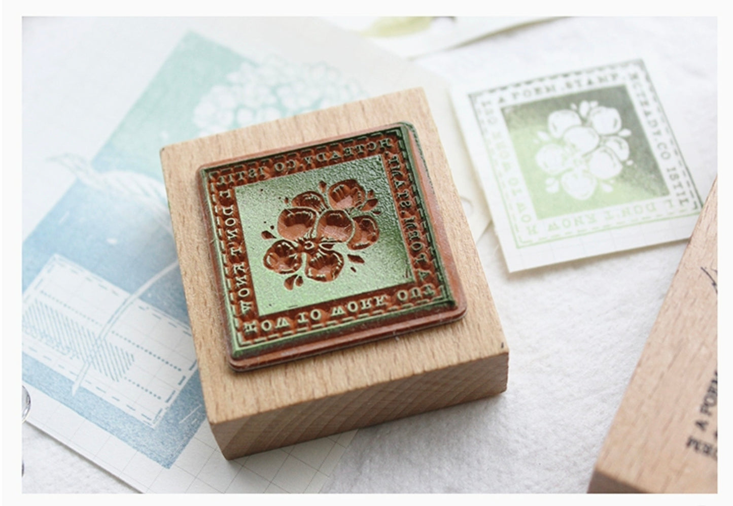 Postal Flower Stamp