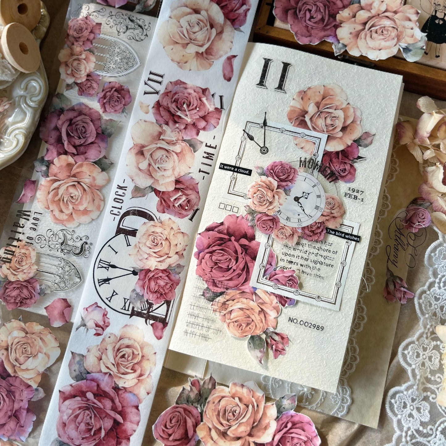 Romantic Rose PET Tape