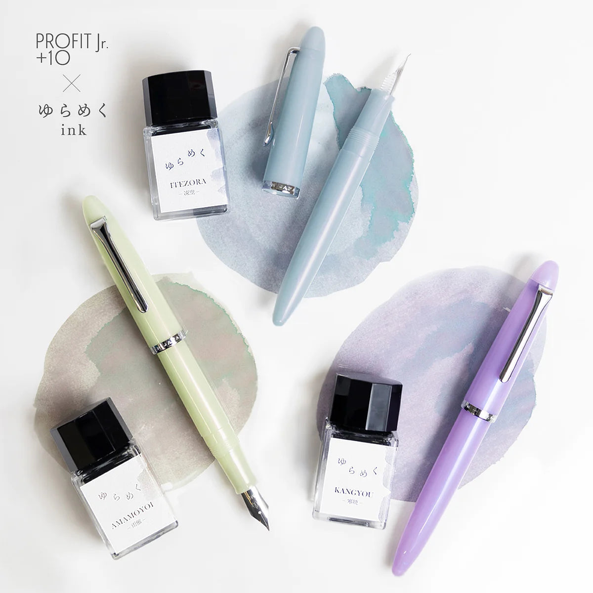 Sailor Profit Junior +10 Yurameku Fountain Pen & Ink Set - Kangyou