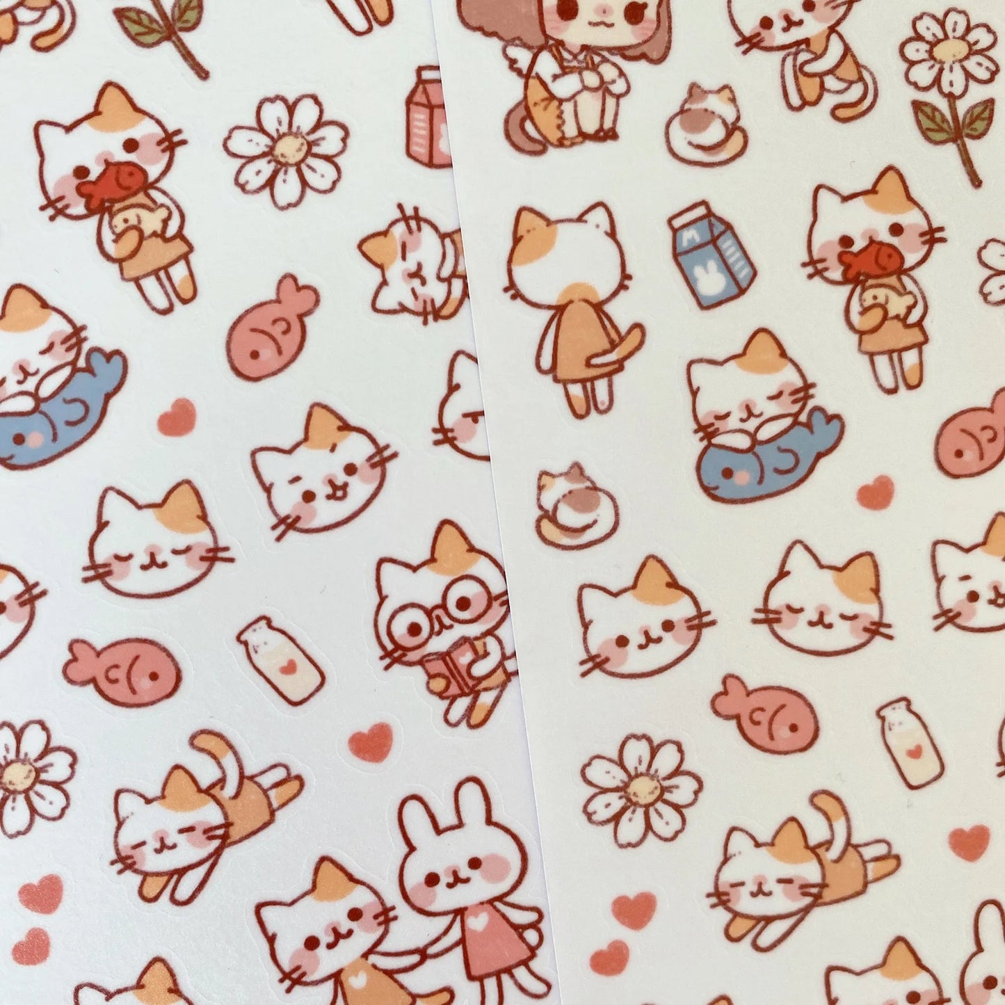Cat Friends Sticker Sheet