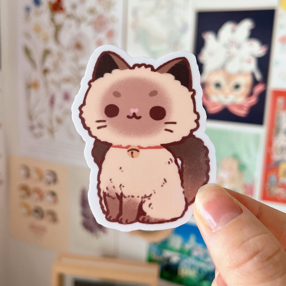 Ragdoll Cat Vinyl Sticker