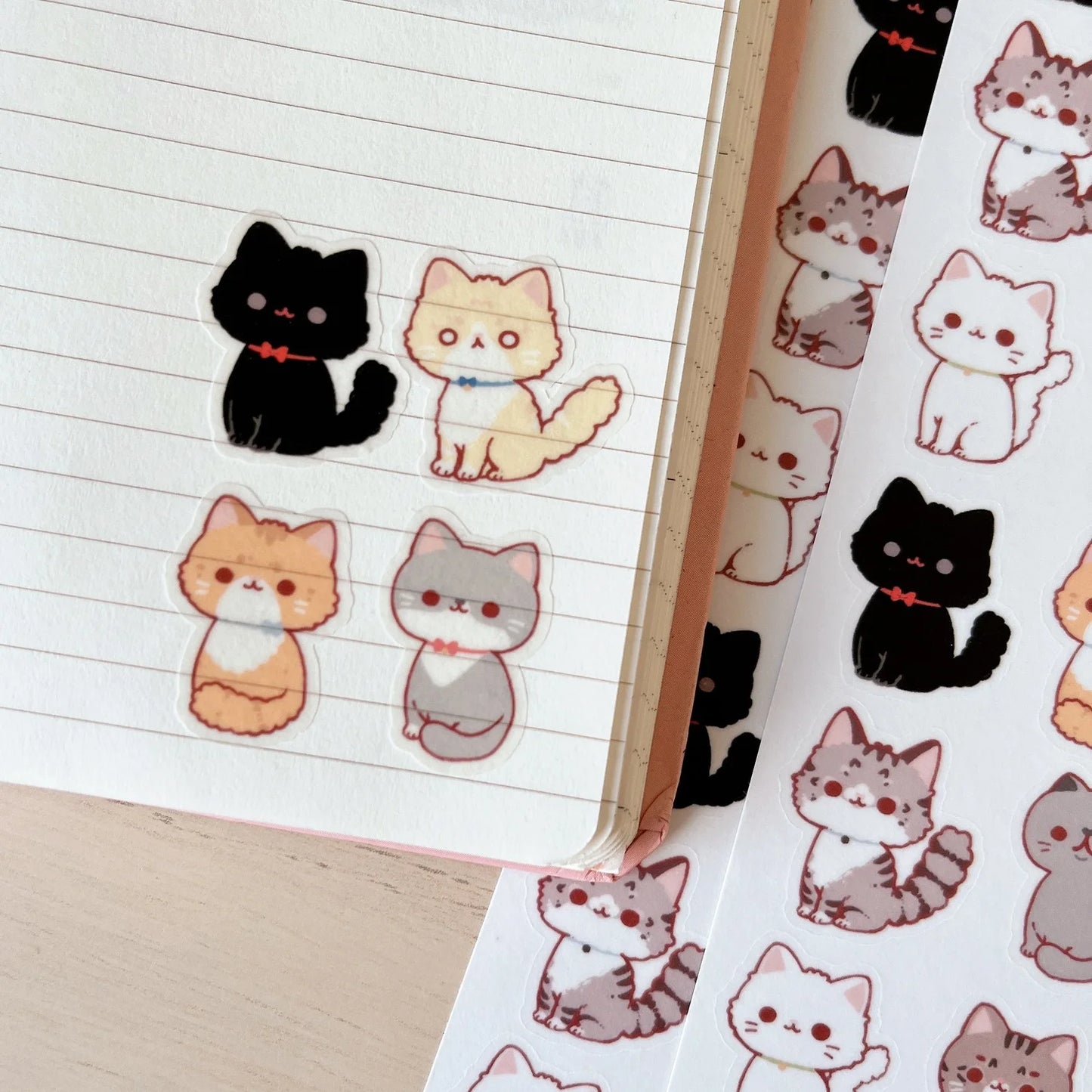 Cat Breeds Sticker Sheet
