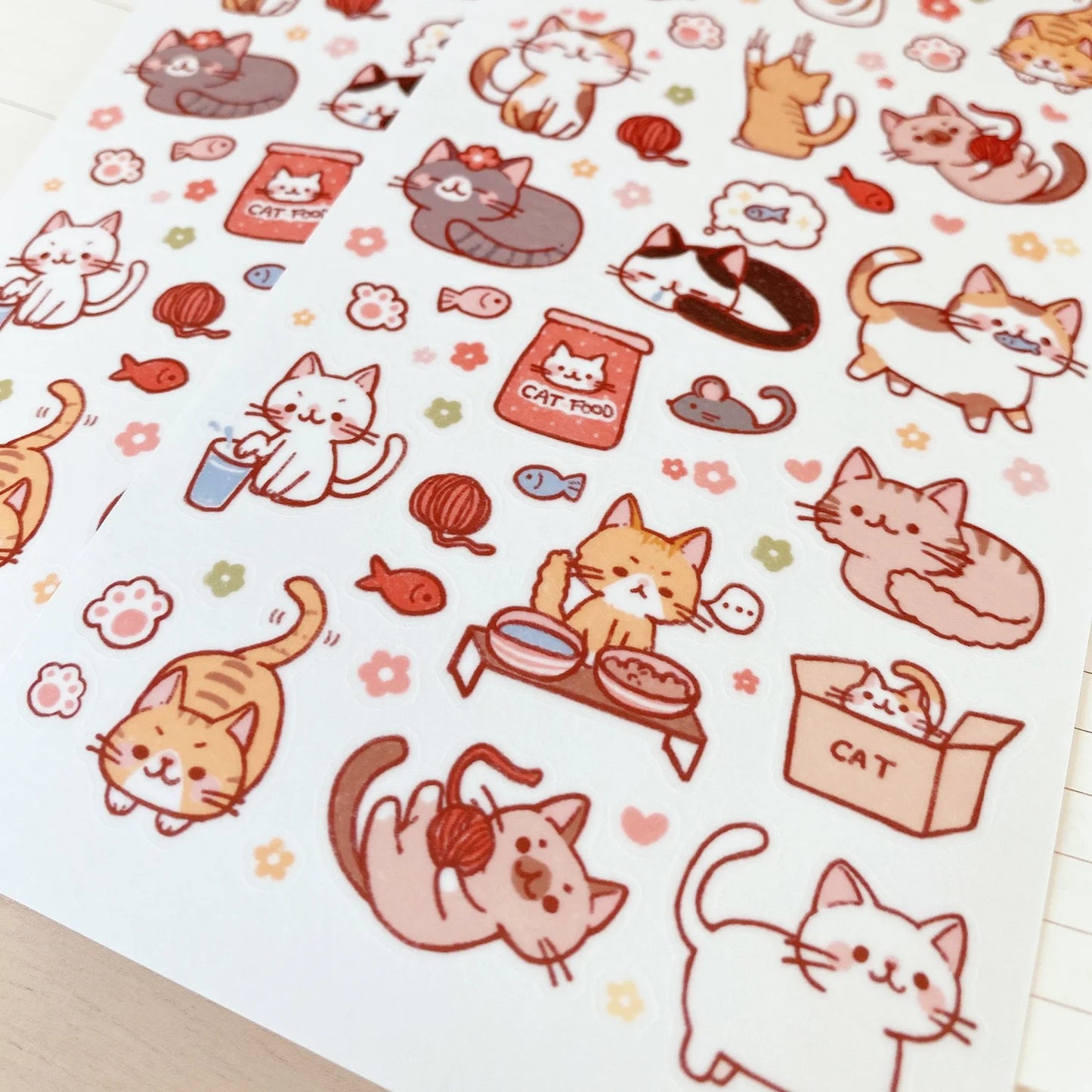 Cat Party Sticker Sheet