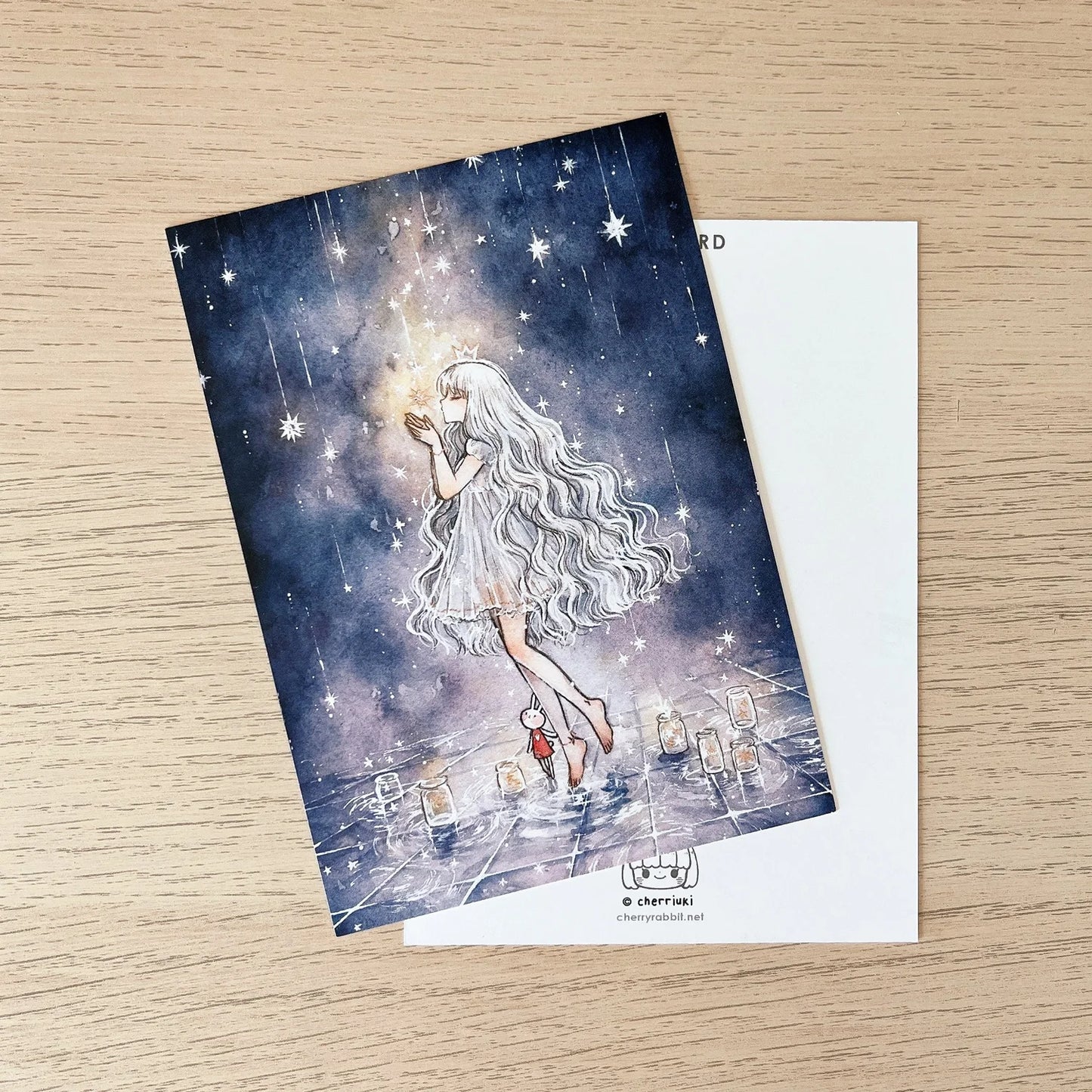 Starry Night Collection - She Who Guide The Stars Postcard