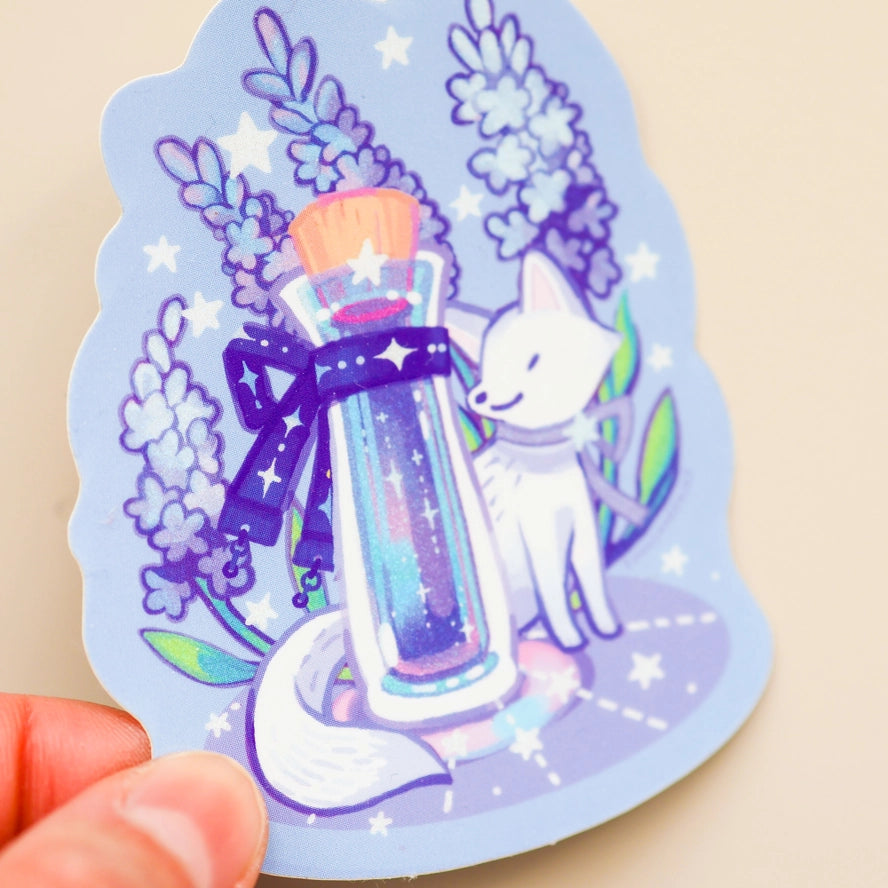 Ink Potion - Icy Lavender Vinyl Sticker (Holographic)