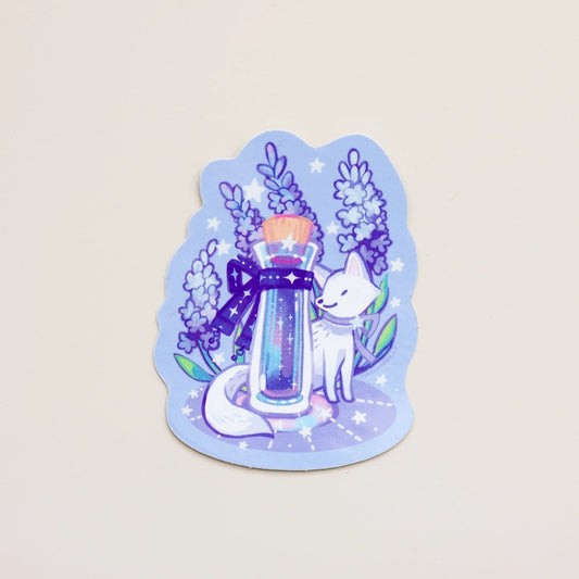 Ink Potion - Icy Lavender Vinyl Sticker (Holographic)
