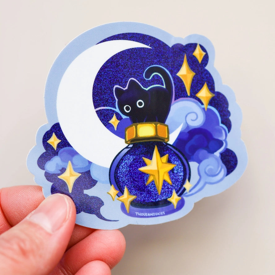 Ink Potion - Deep Sky Vinyl Sticker (Holographic)