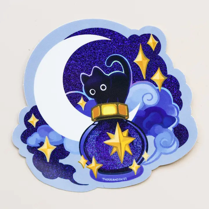 Ink Potion - Deep Sky Vinyl Sticker (Holographic)