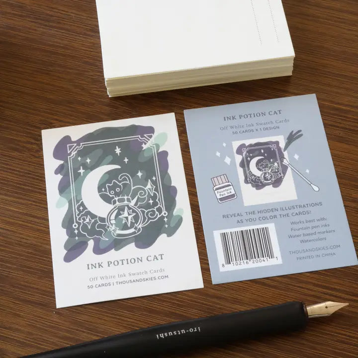 Ink Potion Cat Ink Cards (Pack of 50)