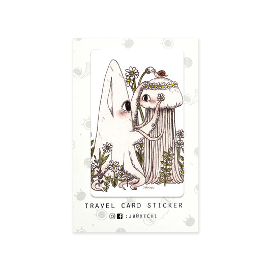 In Love Travel Card Sticker