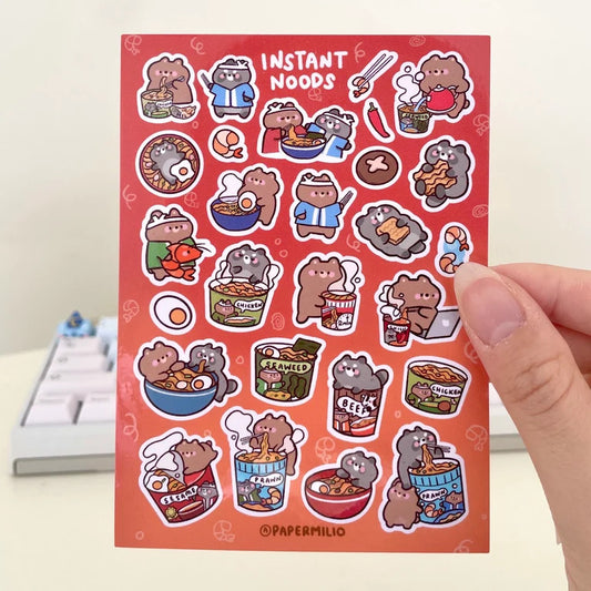 Instant Noods Sticker Sheet
