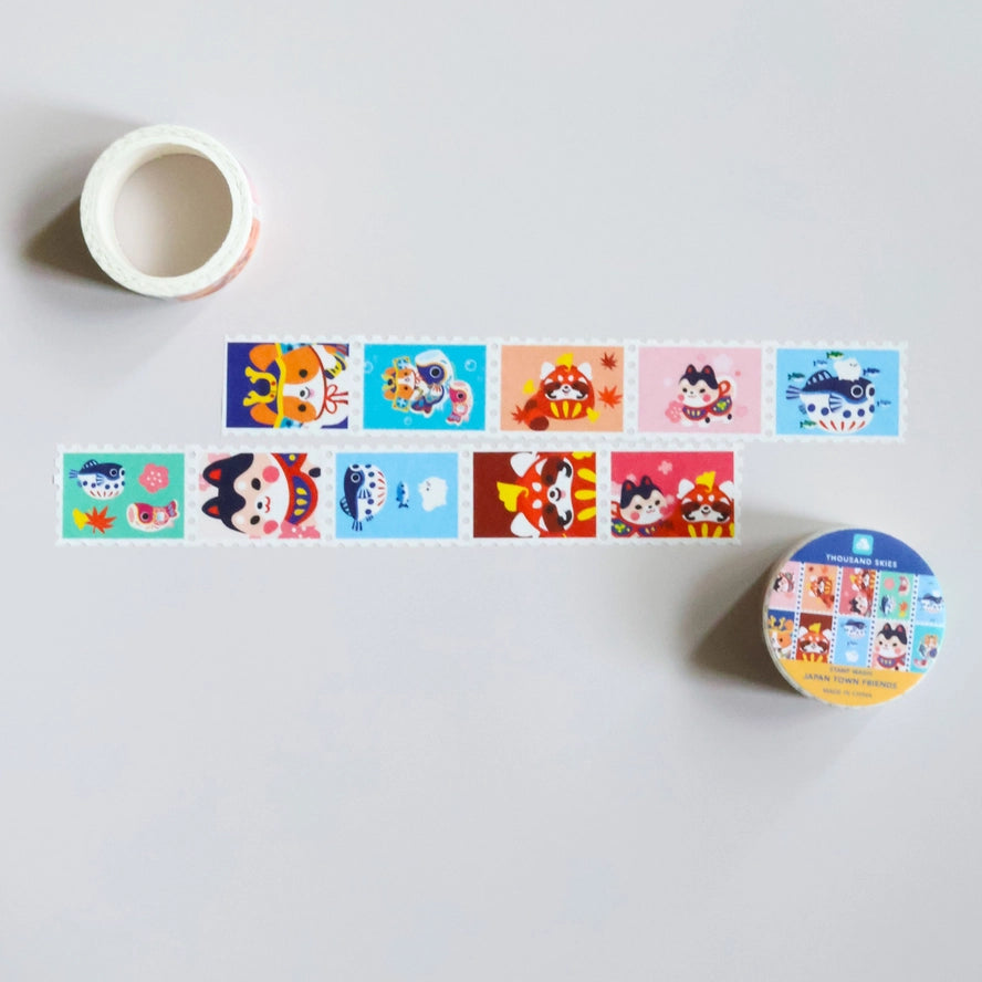 Japantown Friends Stamp Washi Tape