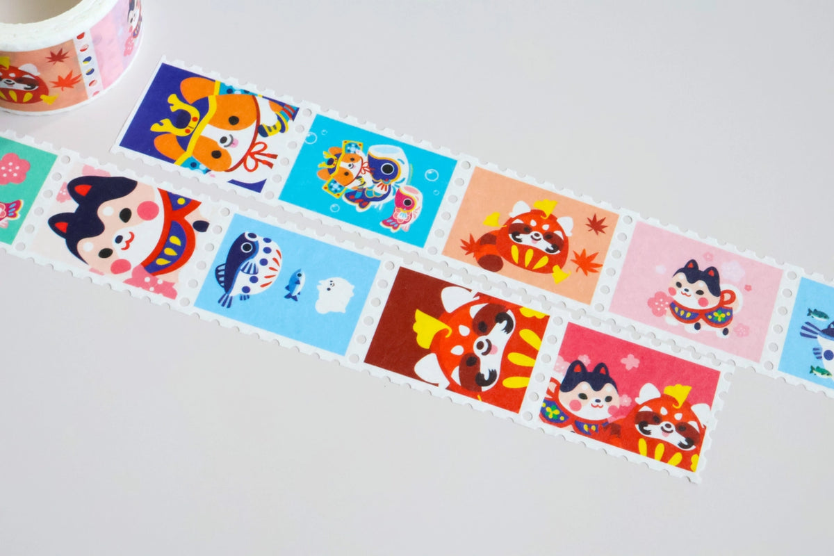 Japantown Friends Stamp Washi Tape