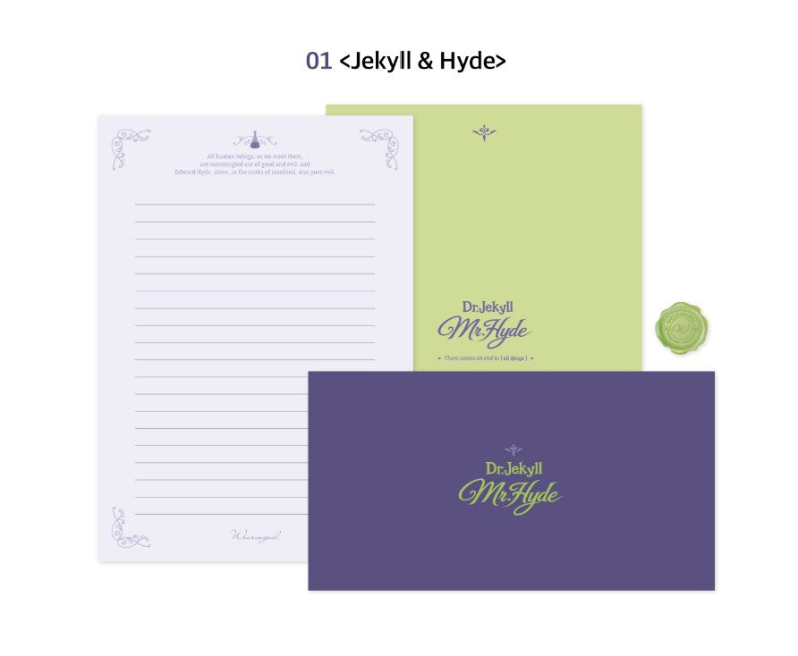 World Literature Letter Set - Dr.Jekyll and Mr.Hyde (5 sets)