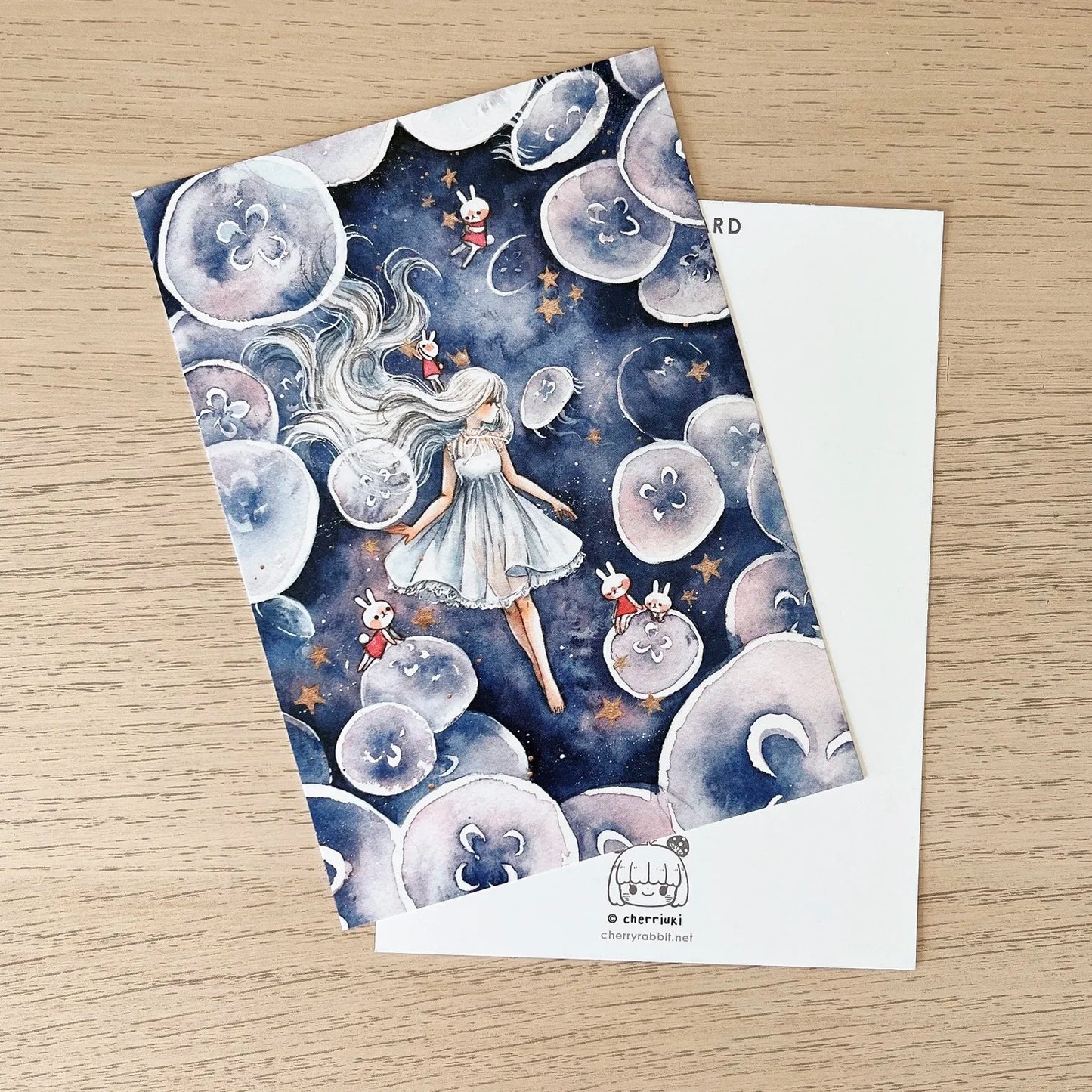 Starry Night Collection - Jellyfish Postcard