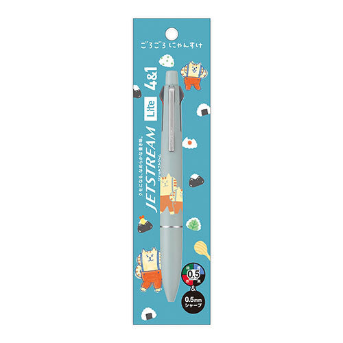 Jetstream 4&1 - Ballpoint & Mechanical Pencil - Goro Goro Nyansuke - Suspension Blue