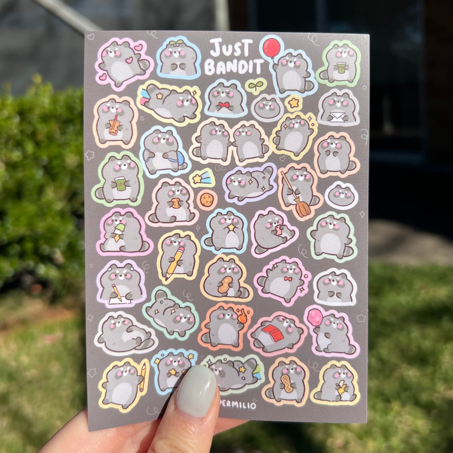 Just Bandit Sticker Sheet