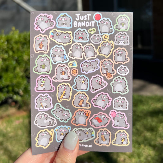Just Bandit Sticker Sheet