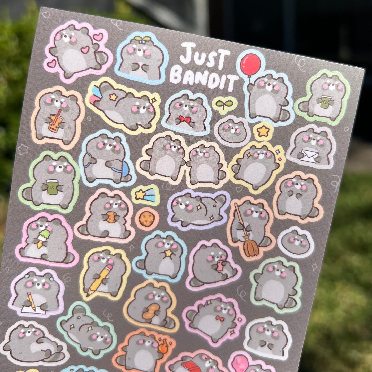 Just Bandit Sticker Sheet