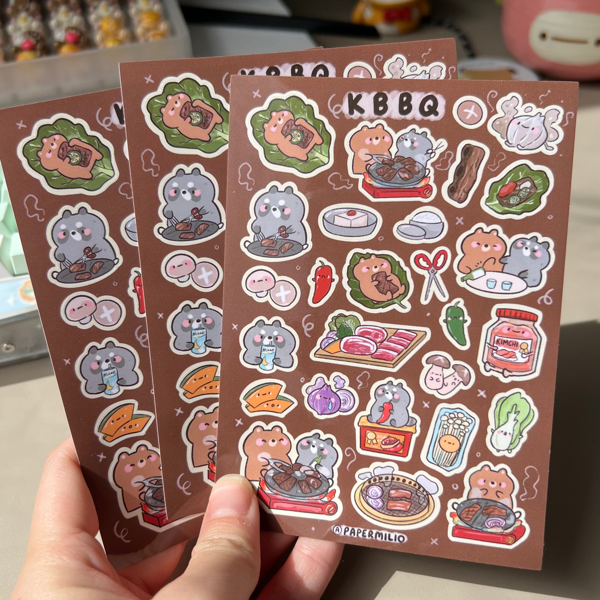Kbbq Letters KBBQ Sticker Sheet – Soe & Soe