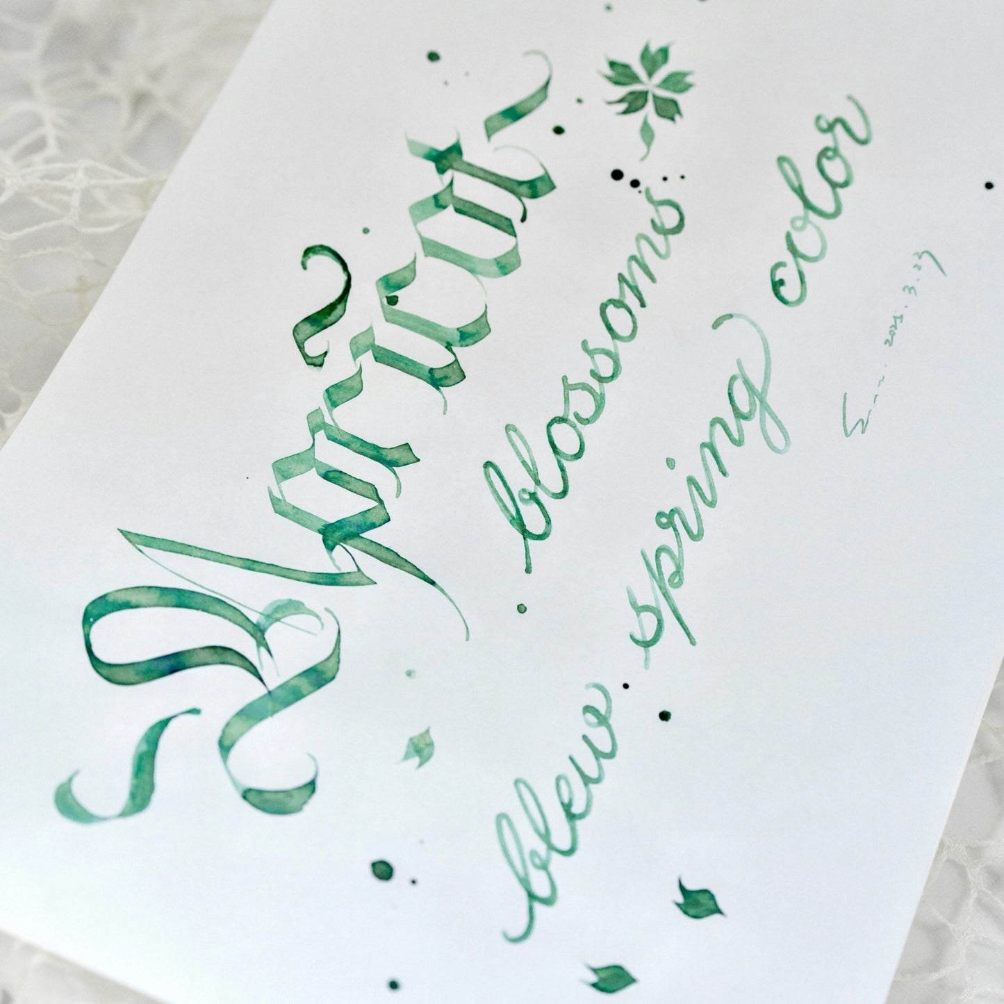 Apricot Blossom Usher Spring Colour