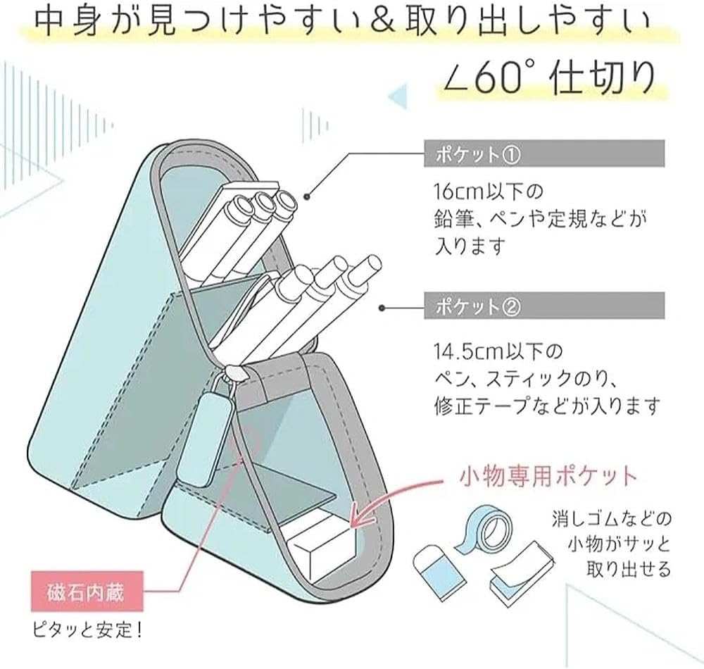 Kakusta Portable Pen Stand/ Pen Case Slim