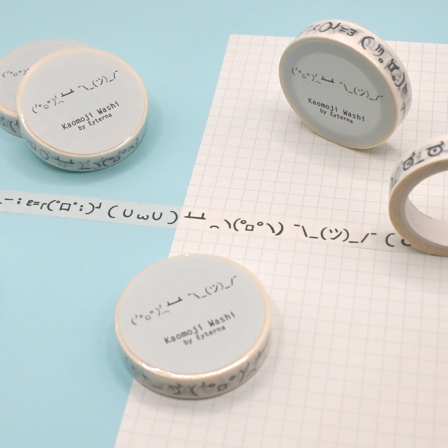 Kaomoji Washi Tape