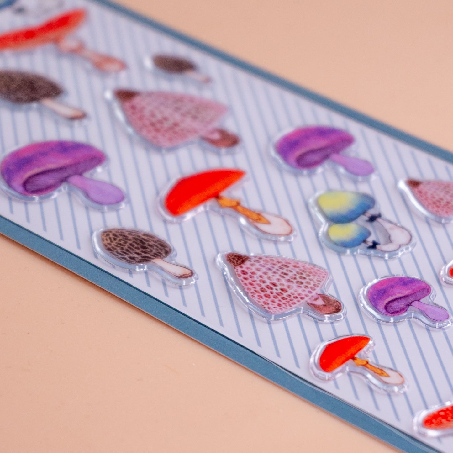 Kawaii Mushroom Die-Cut Tile Stickers