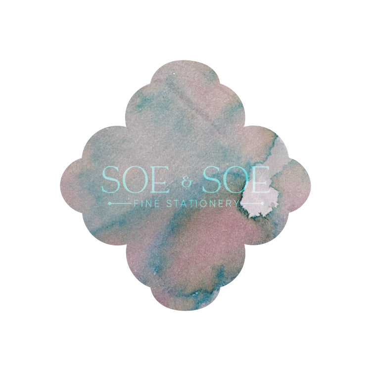 Ink Swatch with Soe & Soe Fine Stationery Logo