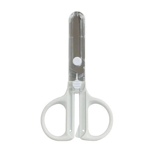 Kutsuwa Compact scissors with integrated cap