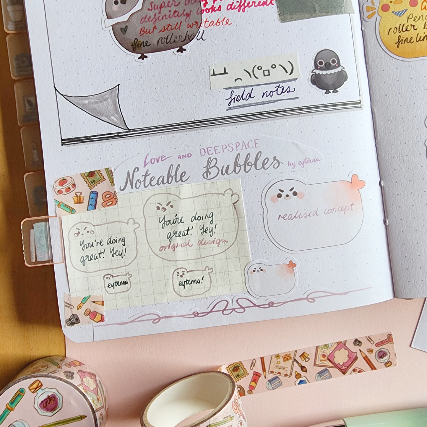 Noteable Bubbles Sticker Sheet