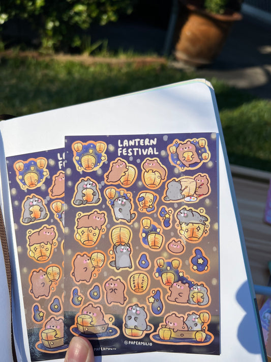 Latern Festival Sticker Sheet