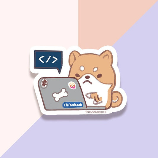Laptop - Shiba Vinyl Sticker
