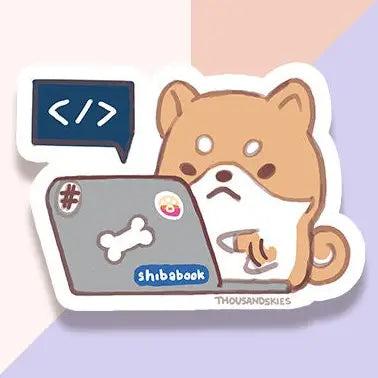 Laptop - Shiba Vinyl Sticker