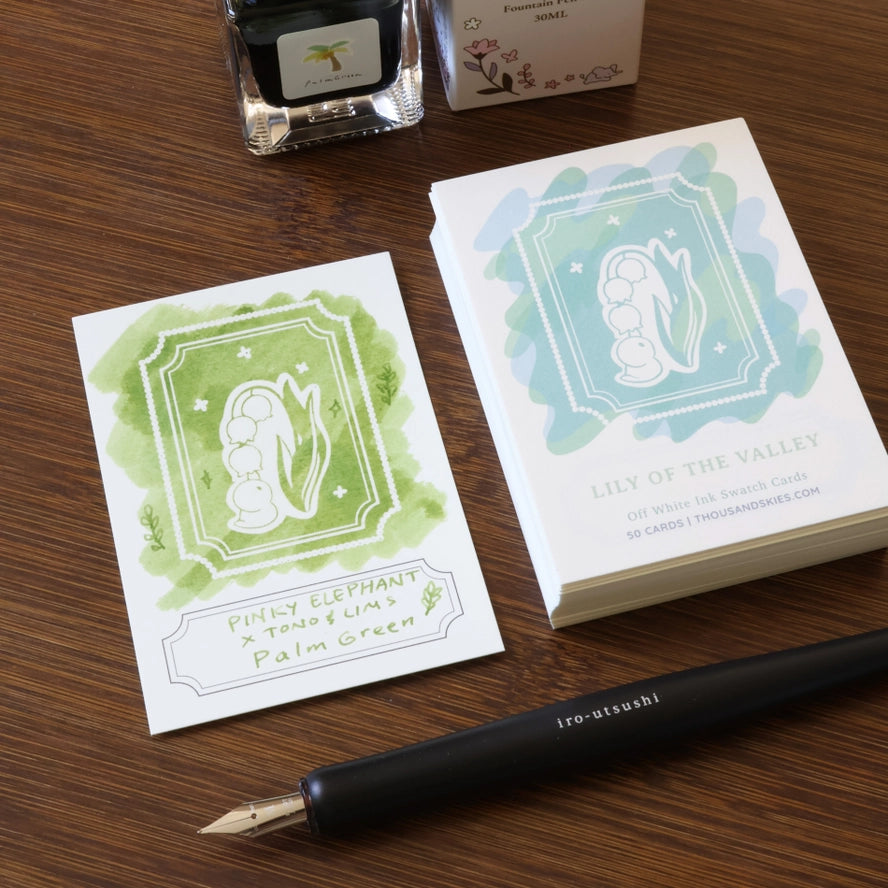 Lily of the Valley Ink Cards (Pack of 50)