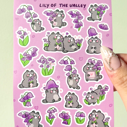 Lily Of the Valley Sticker Sheet