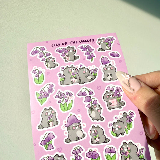 Lily Of the Valley Sticker Sheet