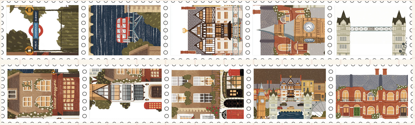 London Stamps Washi Tape