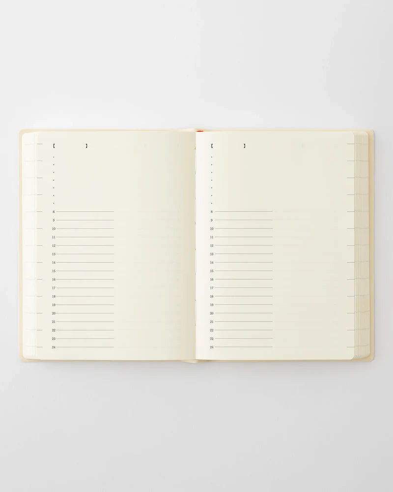 MD Notebook Diary Monthly Block + 1 Day 1 Page 2027 - A5