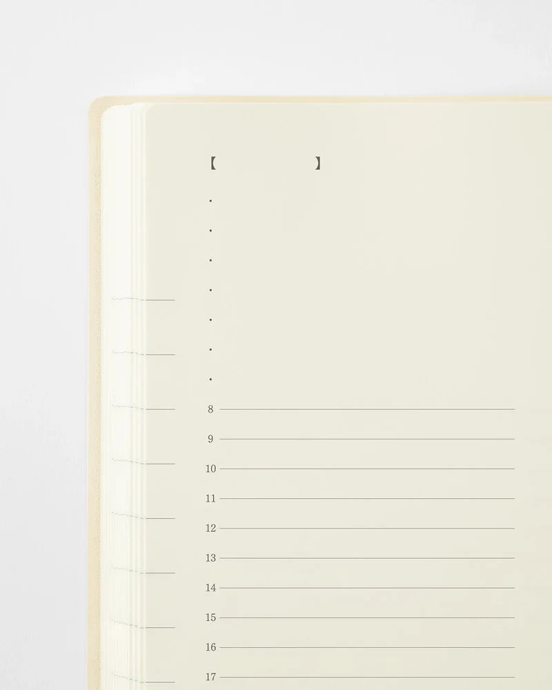 MD Notebook Diary Monthly Block + 1 Day 1 Page 2027 - A5