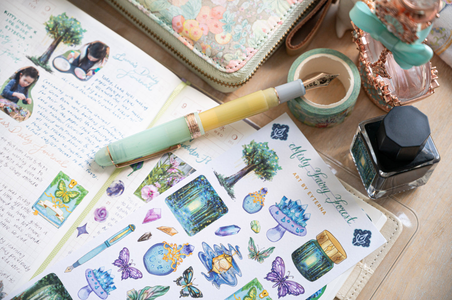 [Exclusive] Misty Fairy Forest Sticker Sheet