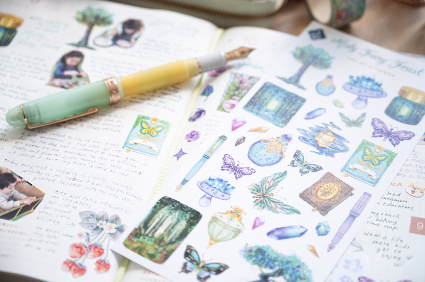 [Exclusive] Misty Fairy Forest Sticker Sheet