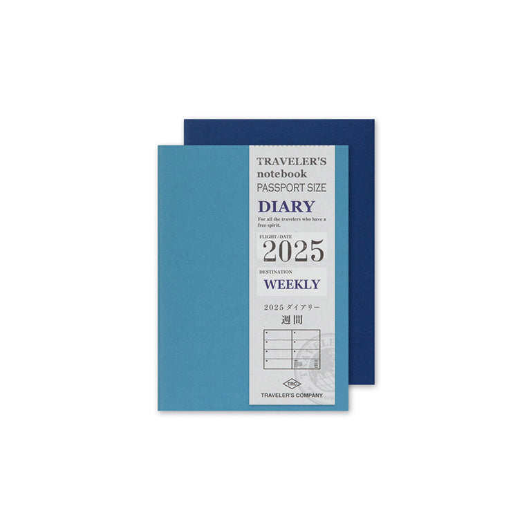 2025 Traveler's Notebook Diary Refill Weekly - Passport Size