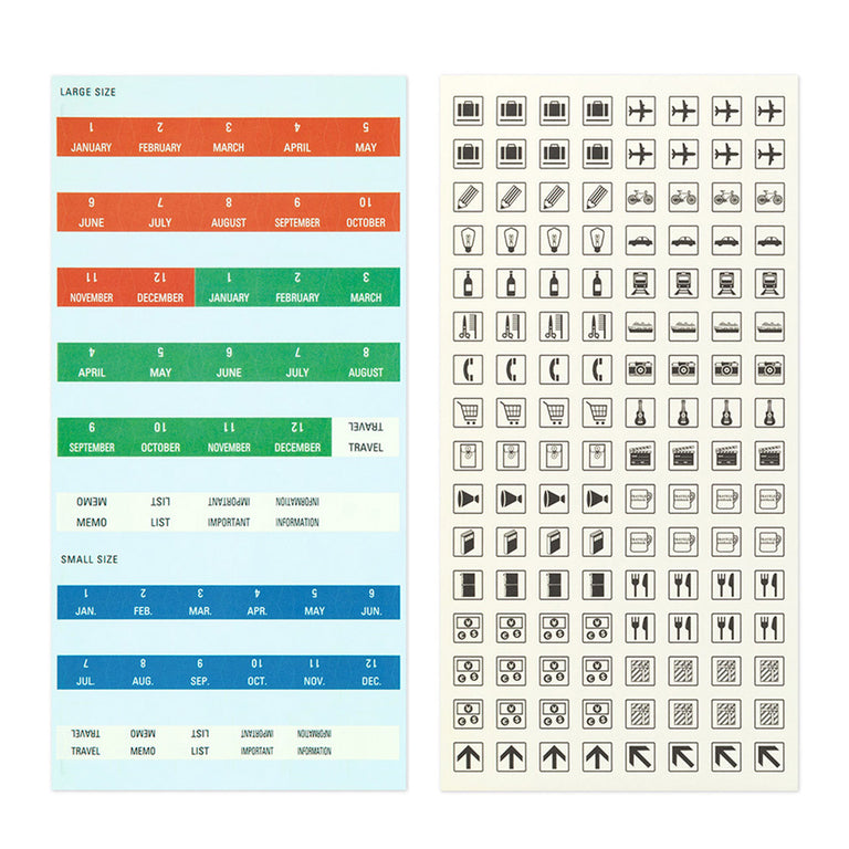 2025 Traveler's Notebook Sticker Set