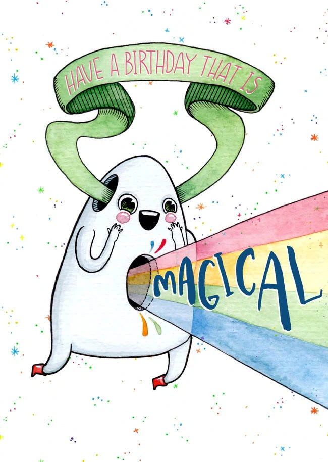Magical Birthday - Greeting Card