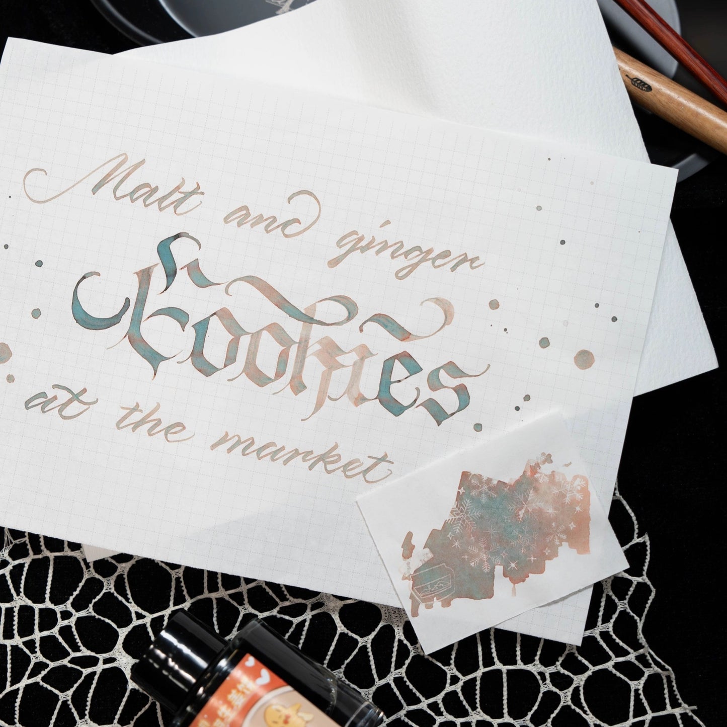 Malt & Ginger Cookies at the Market